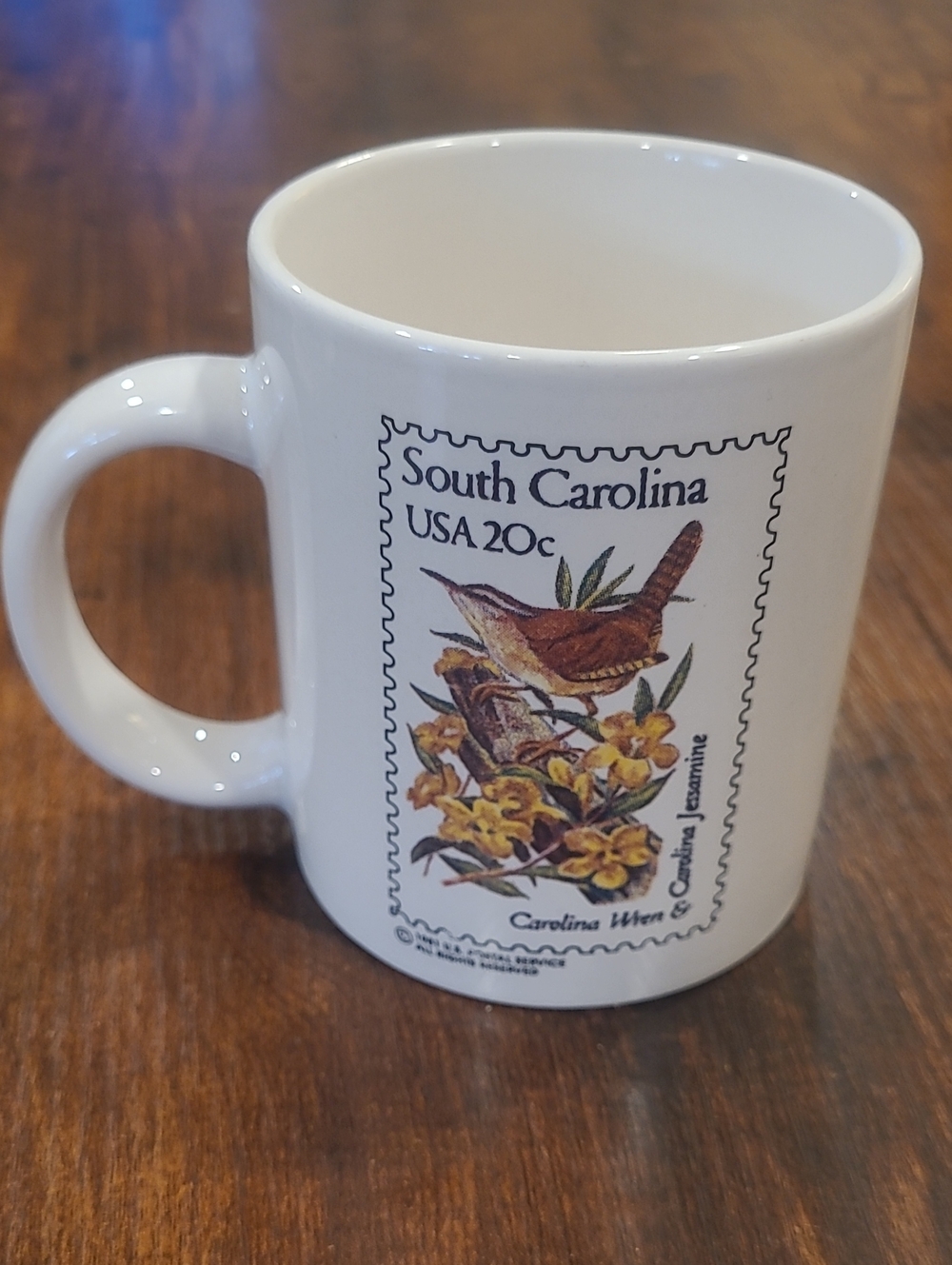 1981 South Carolina 20c Stamp Mug